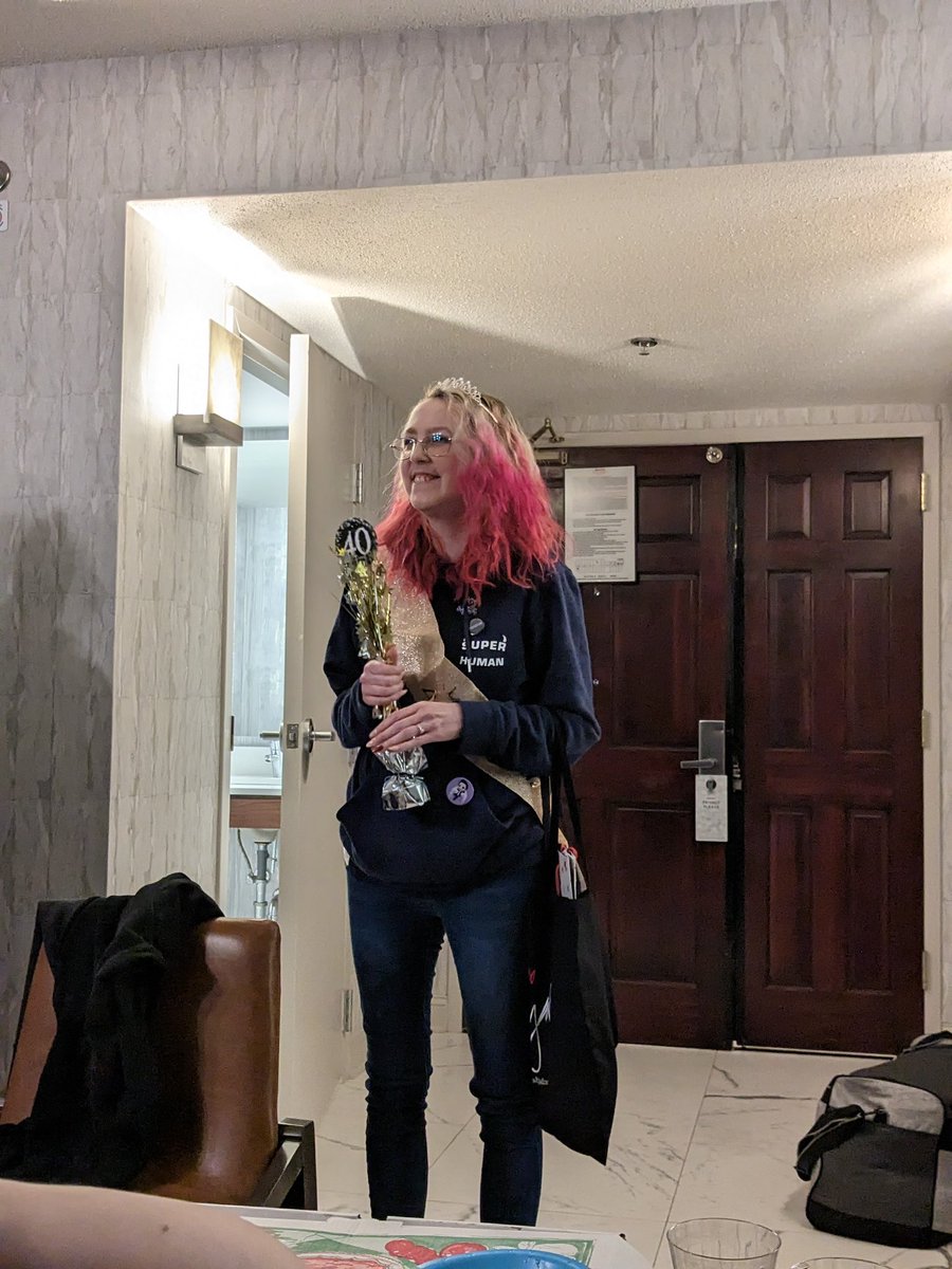 LouLouKolt19's tweet photo. Just reminiscing from #LuciConNJ last year! Can’t believe you sneaky buggers planned this birthday party for me and Kelsey! It was the best time ever! #BirthdayMemories #Lucifans #PocketDevils #TheDirtyBirds #Tribe https://t.co/ZsDzn0JXLu