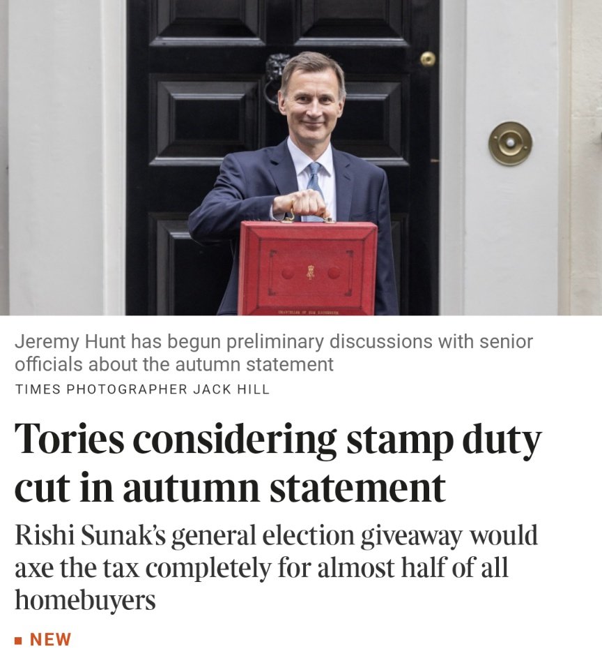 When a government runs out of ideas, it introduces... yet another stamp duty cut. BUILD. MORE. HOMES.