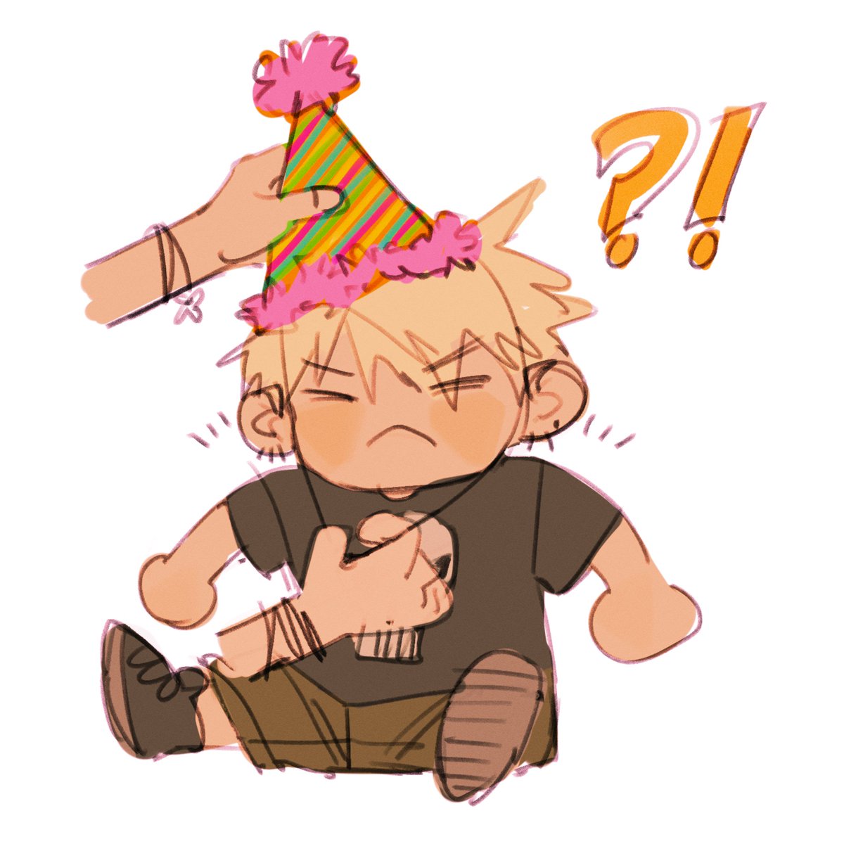 「happy bday kacchan of the bakugos 」|shonen connoisseurのイラスト