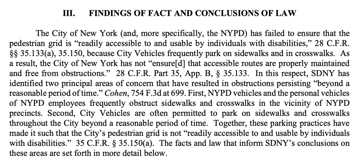 Wow. This is the real deal. The US Attorney closes by saying they want a settlement where the City agrees to abide by the ADA. Thread and link below; from the letter: