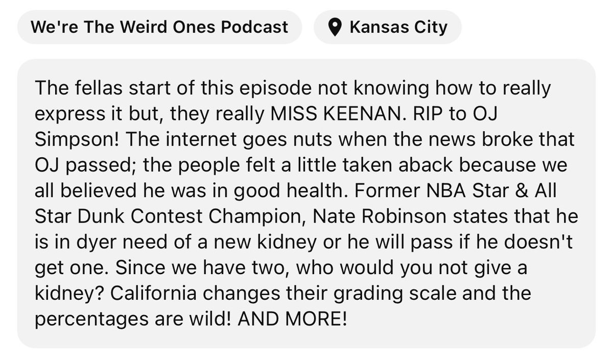 We’re The Weird Ones Podcast tweet media