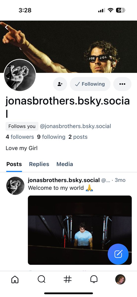 Check out my man’s new social media on Bluesky