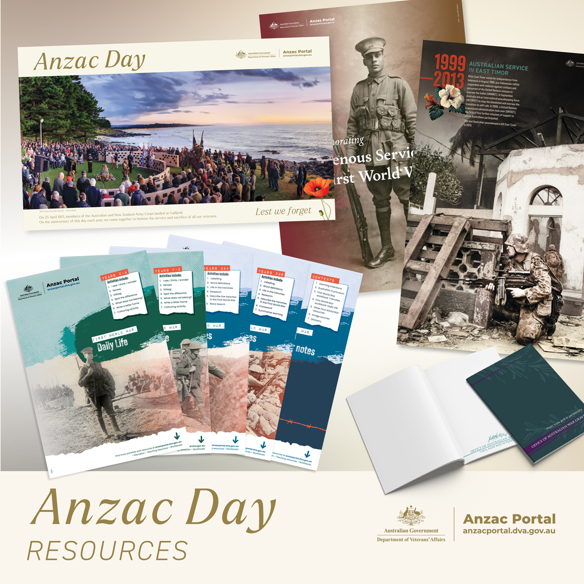 As #AnzacDay approaches, it's vital its traditions and stories live on. Our Anzac Day Kitbag can help younger generations gain an understanding and appreciation of the significance of Anzac Day. These school holidays, explore the Anzac Day Kitbag – anzacportal.dva.gov.au/resources/anza…