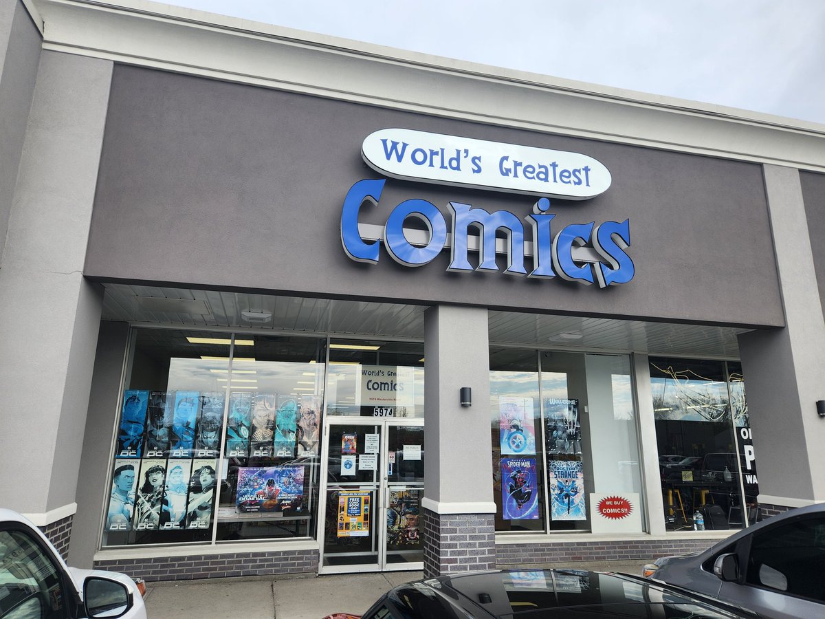 Apollokid3000's tweet photo. World's Greatest Comics!!! In Columbus, Ohio. I can't wait to share the goodies I got.
#GetItInOhio
#LocalComicBookShop https://t.co/vh7sR3doaG