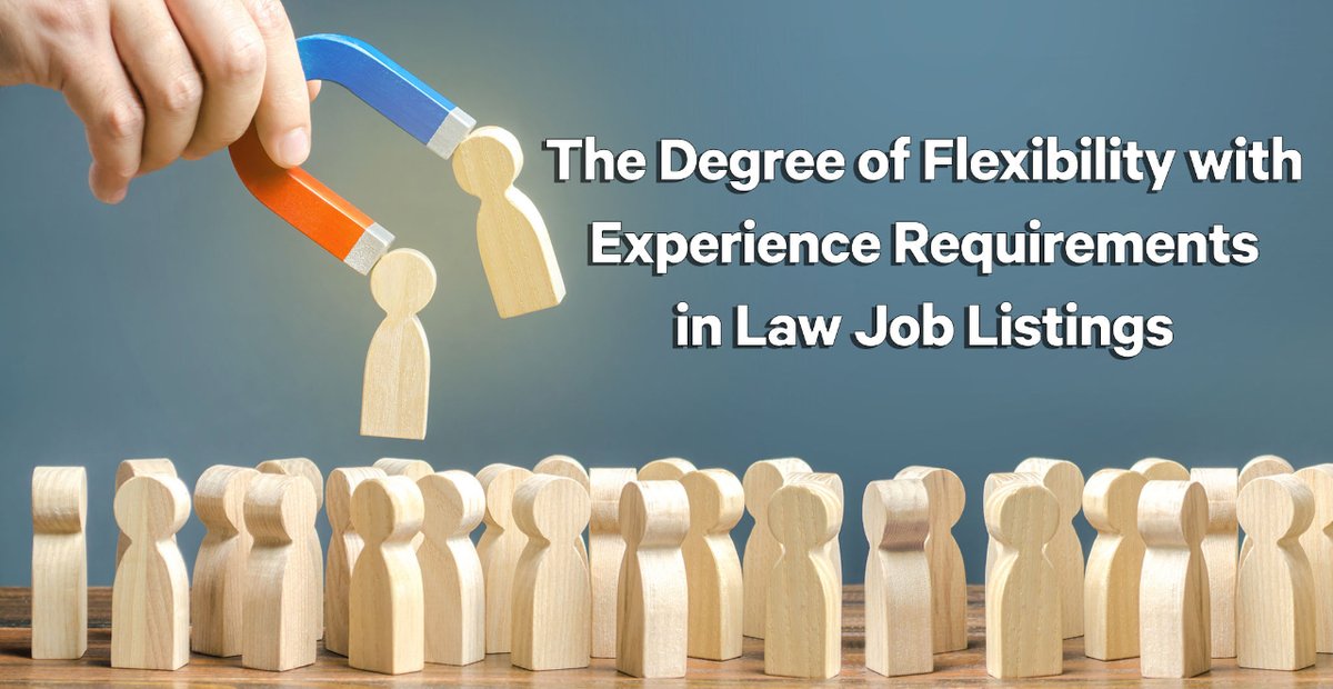 Explore the degree of flexibility in experience requirements for law job listings and optimize your job search strategy accordingly.

Read more: i.mtr.cool/usdjirljyj

#LegalJobs #ExperienceRequirements #JobSearchTips #LegalCareer #ProfessionalDevelopment