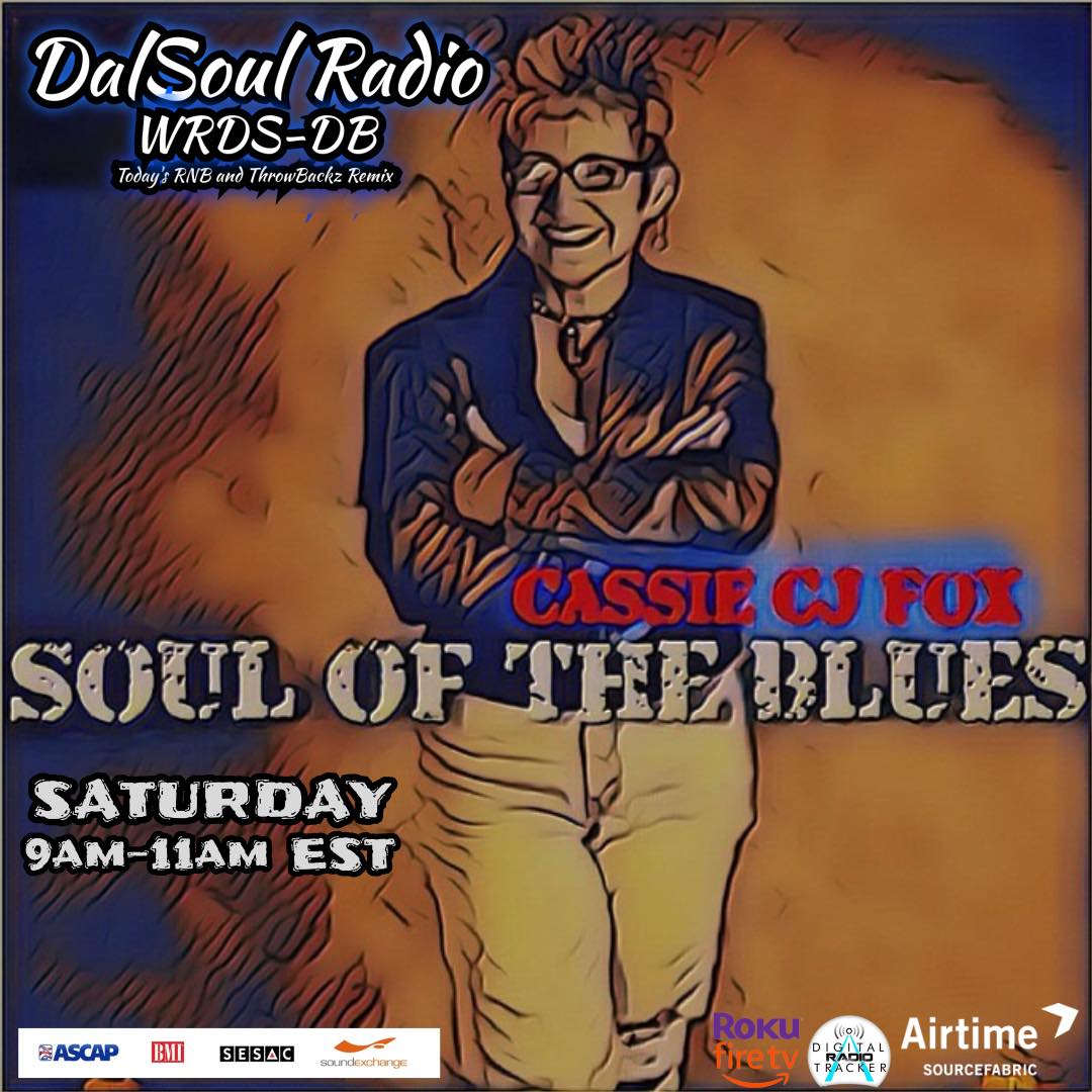 Listen to the syndicated show 'Soul Of The Blues With Cassie CJ Fox' on DAL SOUL Radio WRDS Radio Saturday AM @ 9-11am et apps.apple.com/us/app/dalsoul….
#SOTB #CassieJFox #SouthernSoulSaturdays #SouthernSounds #TheCarolinas #WRDSRadio #DalSoulRadio #SouthernVibe