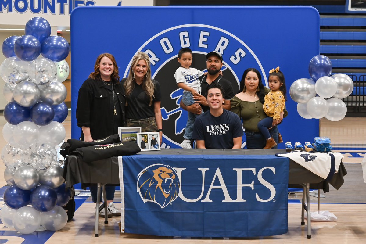 Congratulations to Brian Reyes on signing with University of Arkansas Fort Smith Cheer. @RPS_Athletics <a href="/mountiecheer/">mountiecheer</a> <a href="/RHSMounties/">Rogers Mounties</a>