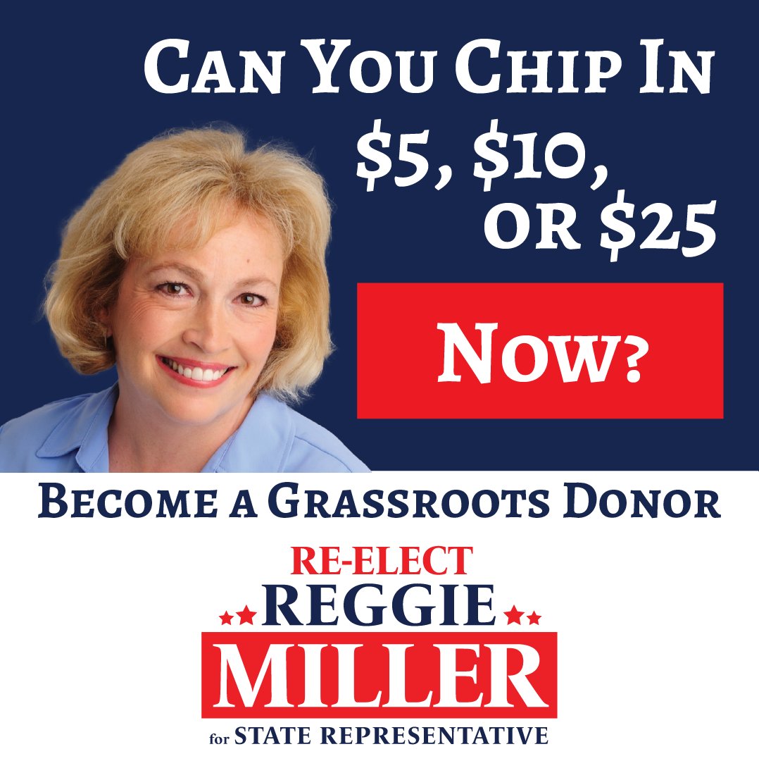 This district is one of the most competitive in the state. To protect our pro-choice, pro-worker, and pro-education majority we will need to raise money from our grassroots supporters. Can you rush a donation of $5, $20, or $50 today? secure.actblue.com/donate/reggiem…