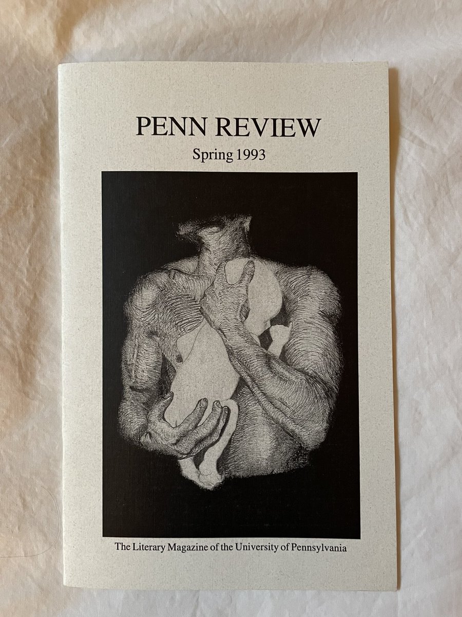 Writers, what was your first publication and when? Mine was a short story in the Penn Review, Spring of 1993. #writingcommunity