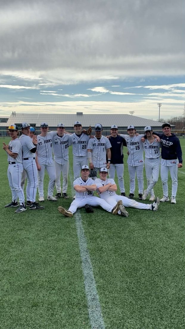 SJP 10 St. Paul 6 Final. Romano: W on the hill with 3 K’s. Hurley pitched well in relief with 4 K’s. Solid bats for the Eagles today with 13 hits. LaGrassa: 1B, 3B, 2 RBI’s. Gold: RBI 3B, 1B. Shaheen: 3 1B. Willett: 1B, 2 RBI’s. DiFilippo: RBI. Lembo: RBI. 🦅🦅 #RollEags #PF3