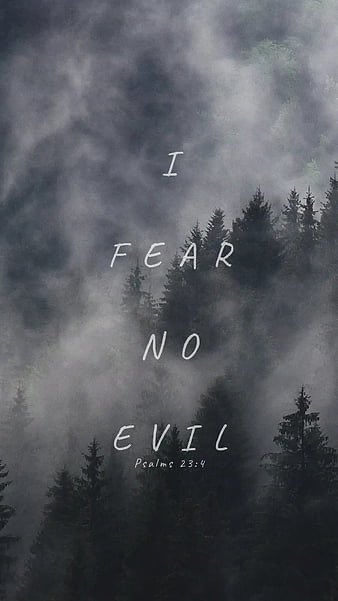 Psalm 23:4 (KJV)
Yea, though I walk through the valley of the shadow of death, I will fear no evil: for thou [art] with me; thy rod and thy staff they comfort me.