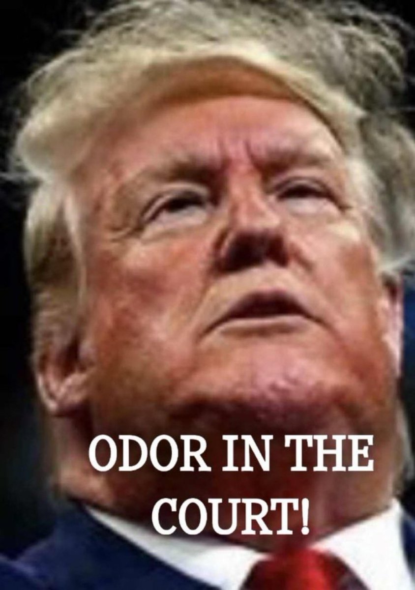 ODOR IN THE COURT Drop a 💙 and retweet Wouldn't it be hilarious if we sent a truckload of Gas-X to Mar-A-Lago??!! 🤣🤣 #OdorInTheCourt #TrumpTrial #TrumpSmells