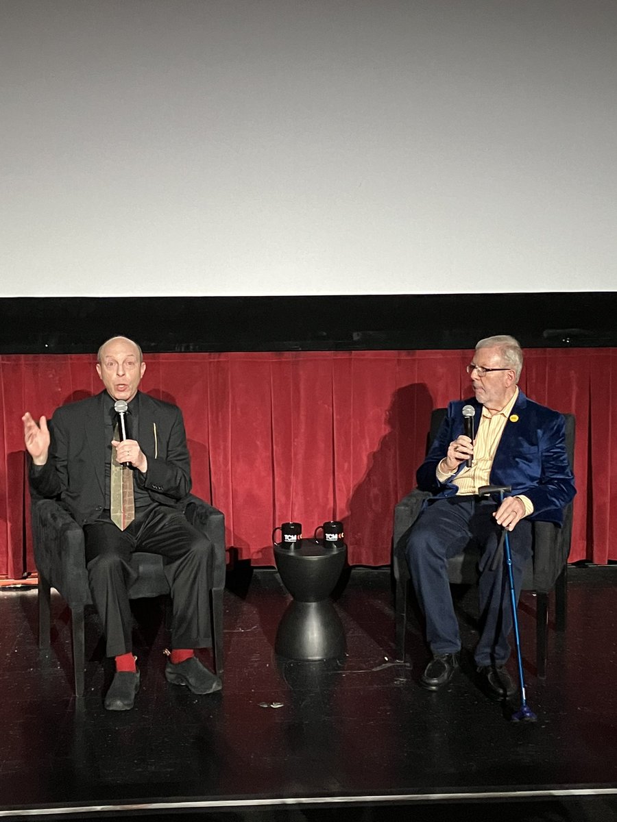 It’s @leonardmaltin and @silentfilmmusic for PATHS TO PARADISE and DAD’S CHOICE! #TCMFF