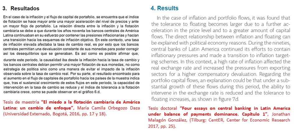 @DianaSaray @cielo_rusinque Las ideas no son susceptibles de protección. Los dos tipos de plagio, textual y parafraseo, hay que demostrarlos, párrafo por párrafo, palabra por palabra. Al revisar el tuit de Cielo, no encontramos lo que se denomina plagio. Damos dos ejemplos de sí. @DianaSaray @cielo_rusinque