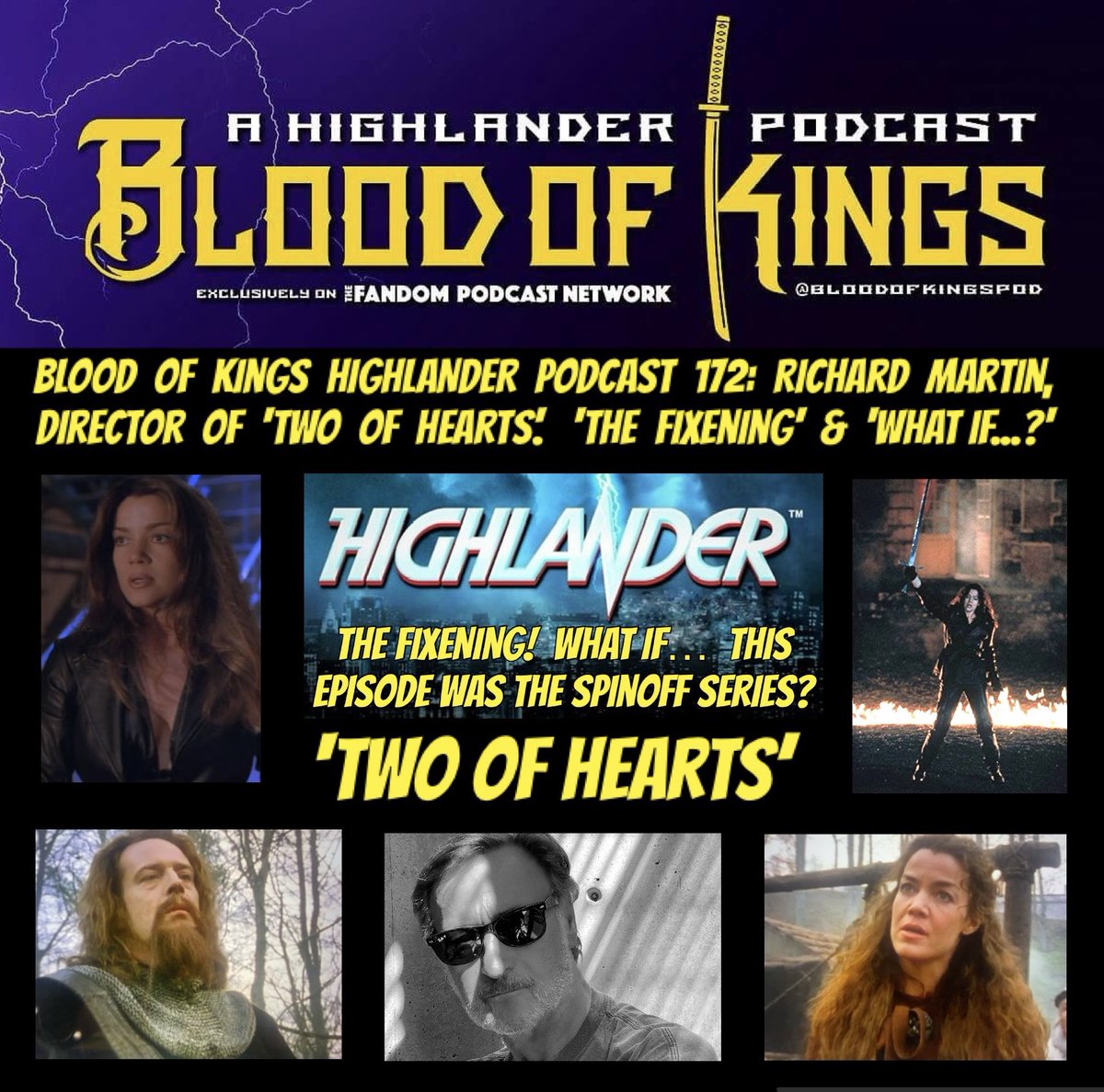 BloodOfKingsPod's tweet photo. #BloodOfKings #HIGHLANDER Podcast 172 #RichardMartin, Director ‘Two Of Hearts’. #TheFixening & #WhatIf?YouTubeLink:
https://t.co/5pTr2O9AsV
AudioLink:
https://t.co/qdHtt0zJ7r @fanpodnetwork @spartan_phoenix @TheWayoftheway @AKyleW @HighlanderStuff @highlander_ww #ClaudiaChristian https://t.co/GZvq8QaKxP