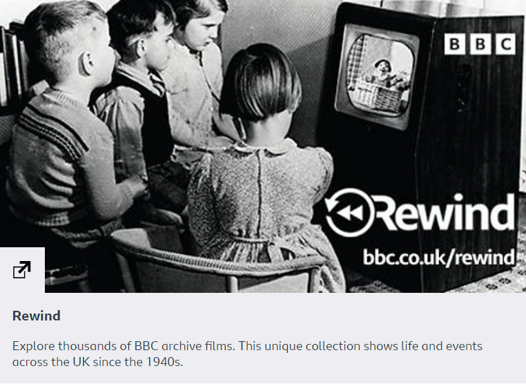 The BBC have a fabulous archive where you can explore films & clips showing life and events since the 1940's bbc.co.uk/archive Great resource for c20th historians #history #historyteacher