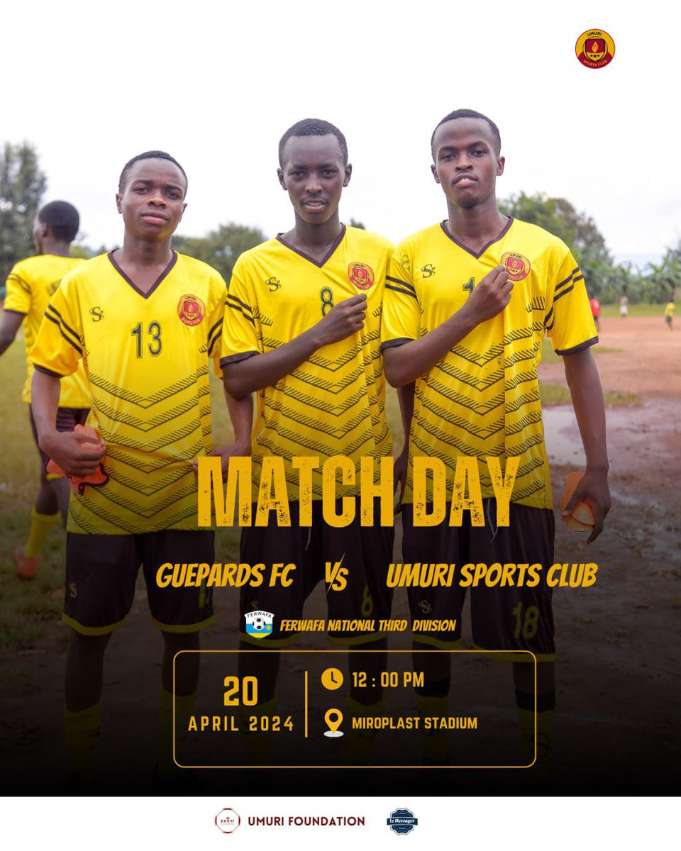 Back in Action ⚽️ Umuri Sports Club returns for the 2nd leg of the @FERWAFA Third Division, fueled by the talent and spirit cultivated at Umuri Academy. From academy prospects to match day heroes, Let’s light up the pitch and aim for victory! #UmuriSportsClub #UmuriAcademy