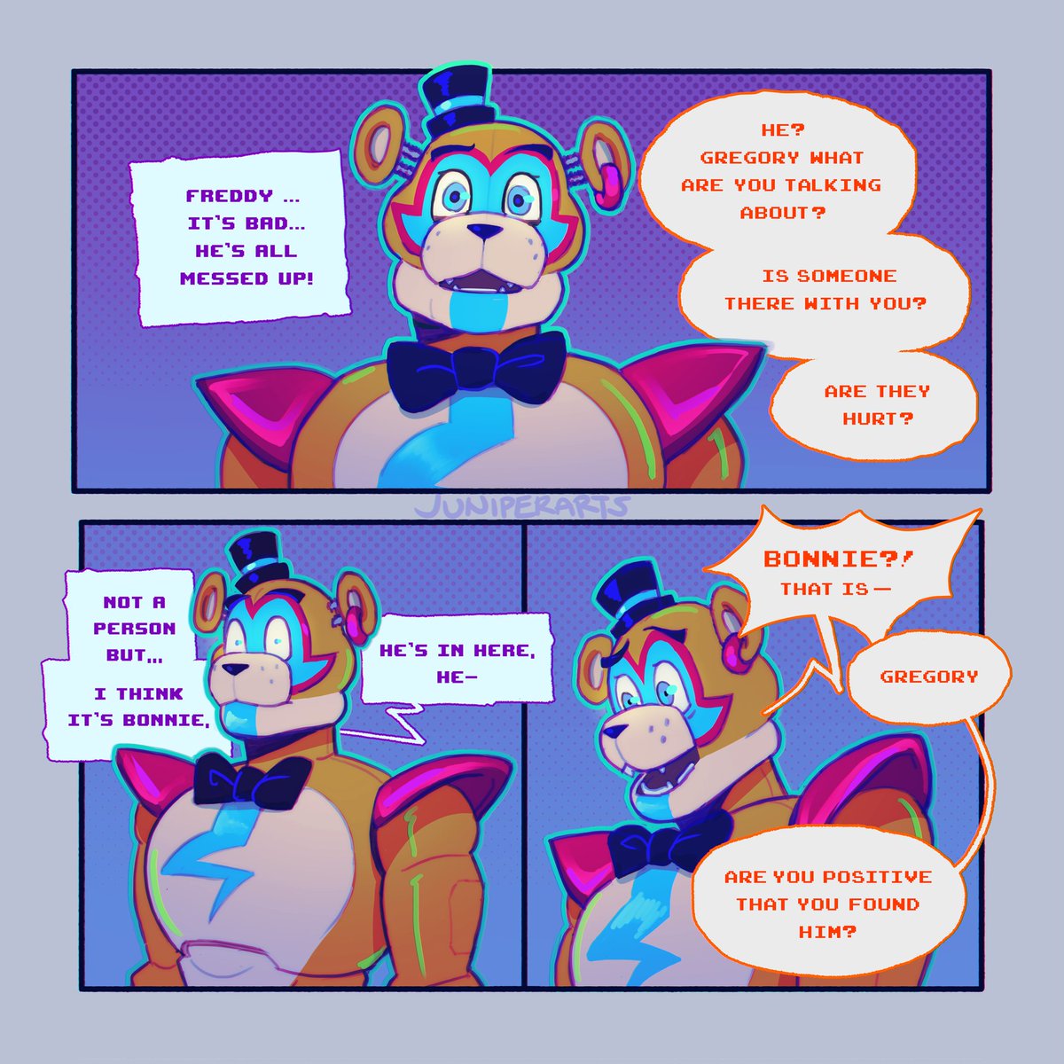 Even Glamrock Freddy has his irrational moments 😂 #fnaf 