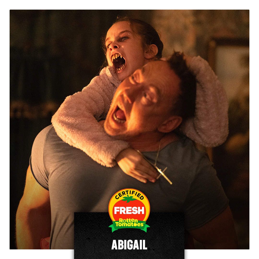 #Abigail is officially Certified Fresh at 81% on the Tomatometer, with 91 reviews: rottentomatoes.com/m/abigail_2024…