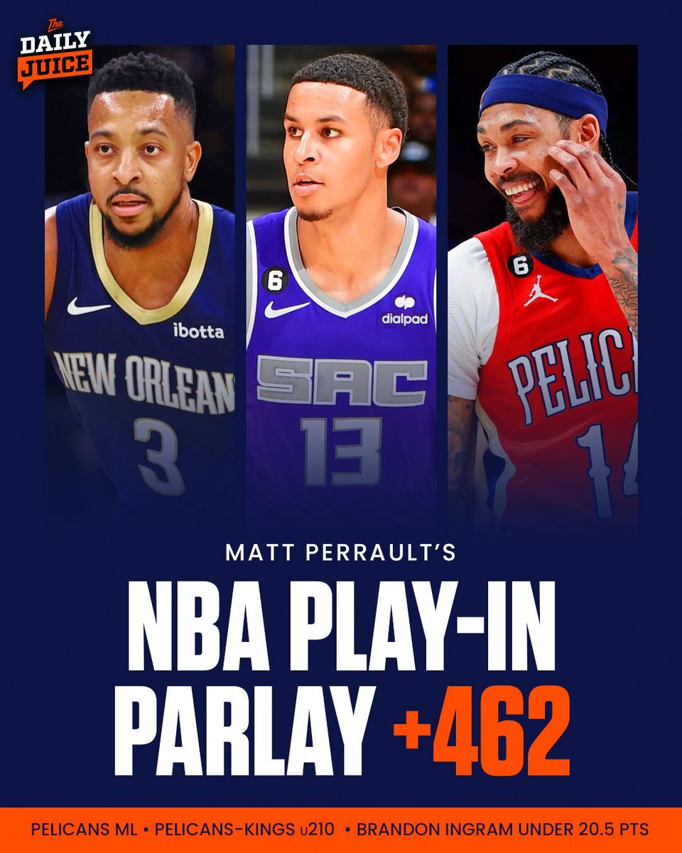 .@sportstalkmatt is feeling good on a Friday and has an NBA Play-In Parlay for Friday!