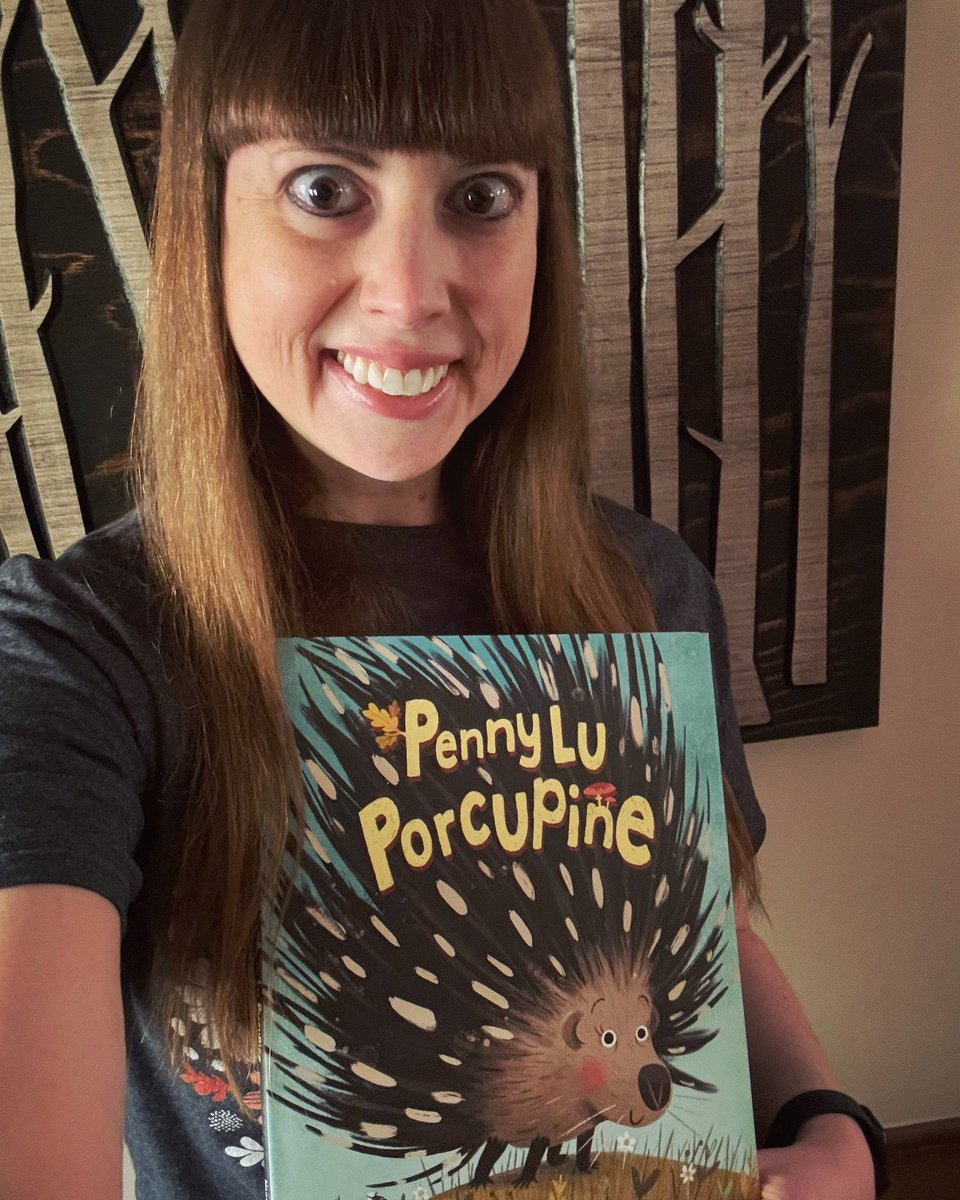 Sure, I have a sinus infection. But now I also have author copies of PENNY LU PORCUPINE! BEST MEDICINE EVER. Just look at the adorable art by #MaribelLechuga! Many thanks to Maribel & @nancyrosep for making this dream come true! I can’t wait for the world to meet Penny on 5/7!