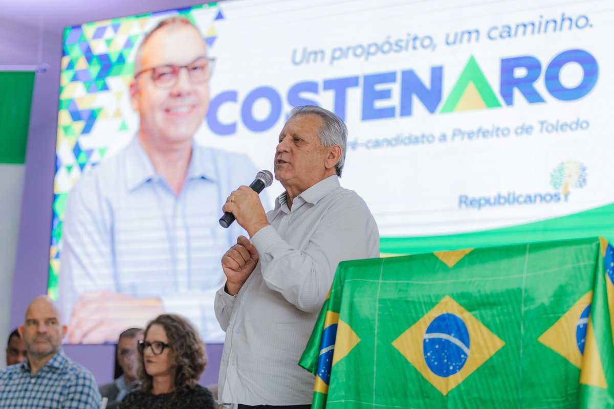 DepFedSperafico's tweet photo. Mario Costenaro é o nosso pré-candidato a prefeito de Toledo, PR. https://t.co/QvggeNOEdz