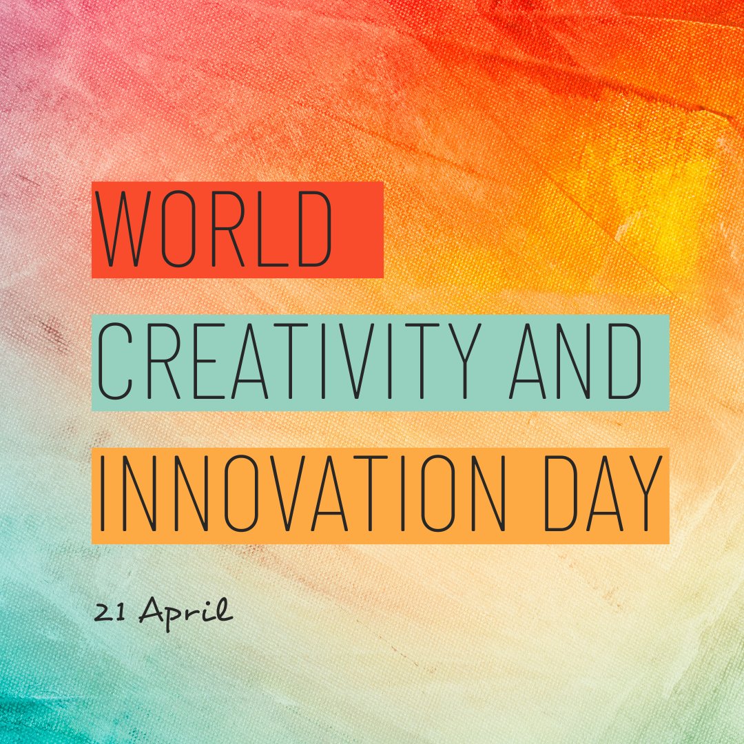 Creativity & innovation are needed to tackle the world's biggest challenges, from the climate crisis to gender empowerment, from poverty to inequalities. Sunday is World Creativity & Innovation Day. un.org/en/observances…