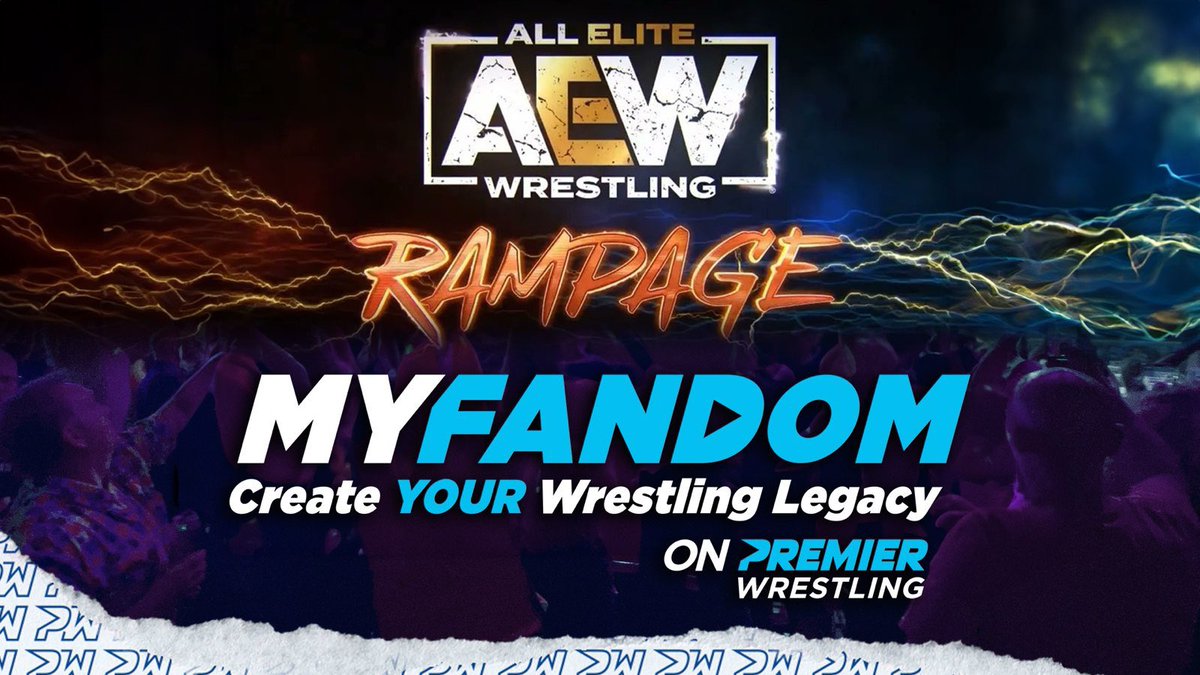 🚨 THIS WEEKEND!! @aew Rampage!! Are you there? Are you watching?? Then be sure to check out #MyFandom attached to this event to share any pictures or videos you may have! There are even more features coming soon!! Be sure to sign up now and don't miss #AewRampage 🚨…