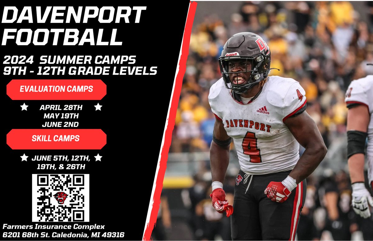 Get signed up today!! Offers will be made in every position group!! Show up and show out!!