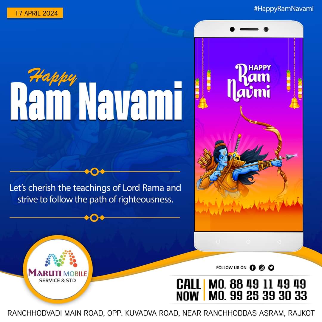 𝗛𝗮𝗽𝗽𝘆 𝗥𝗮𝗺 𝗡𝗮𝘃𝗮𝗺𝗶 !! 🏹

Let’s cherish the teachings of Lord Rama and 

#HappyRamNavami #HappyRamNavami2024 #RamNavami #Ram #JaiShreeRam #Ramayana #india #hindu #lordrama #sitaram #hinduism #rama #lordram #lordhanuman #hanuman #jaishriram #shriram