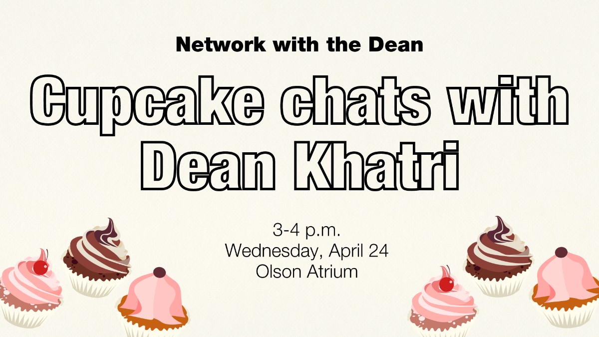 #BusinessBuffs, join us Wednesday for sweet treats and conversation with Dean Khatri! Details 👇