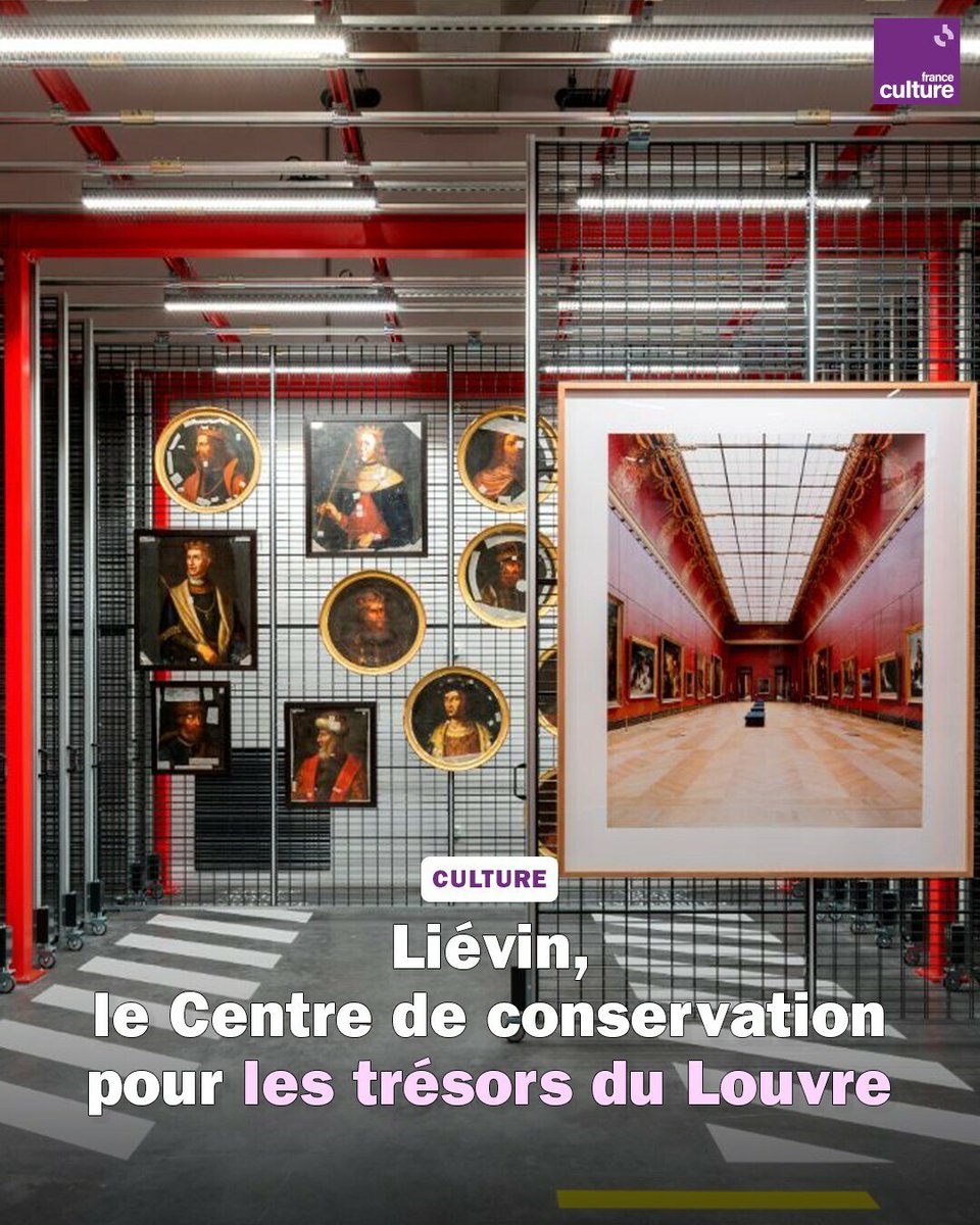 C'est un écrin caché, habituellement fermé au public, qui abrite une partie des réserves du Louvre. Soit près de 250 000 objets, menacés d'inondation à cause de leur proximité avec la Seine. ➡️ l.franceculture.fr/jjJ