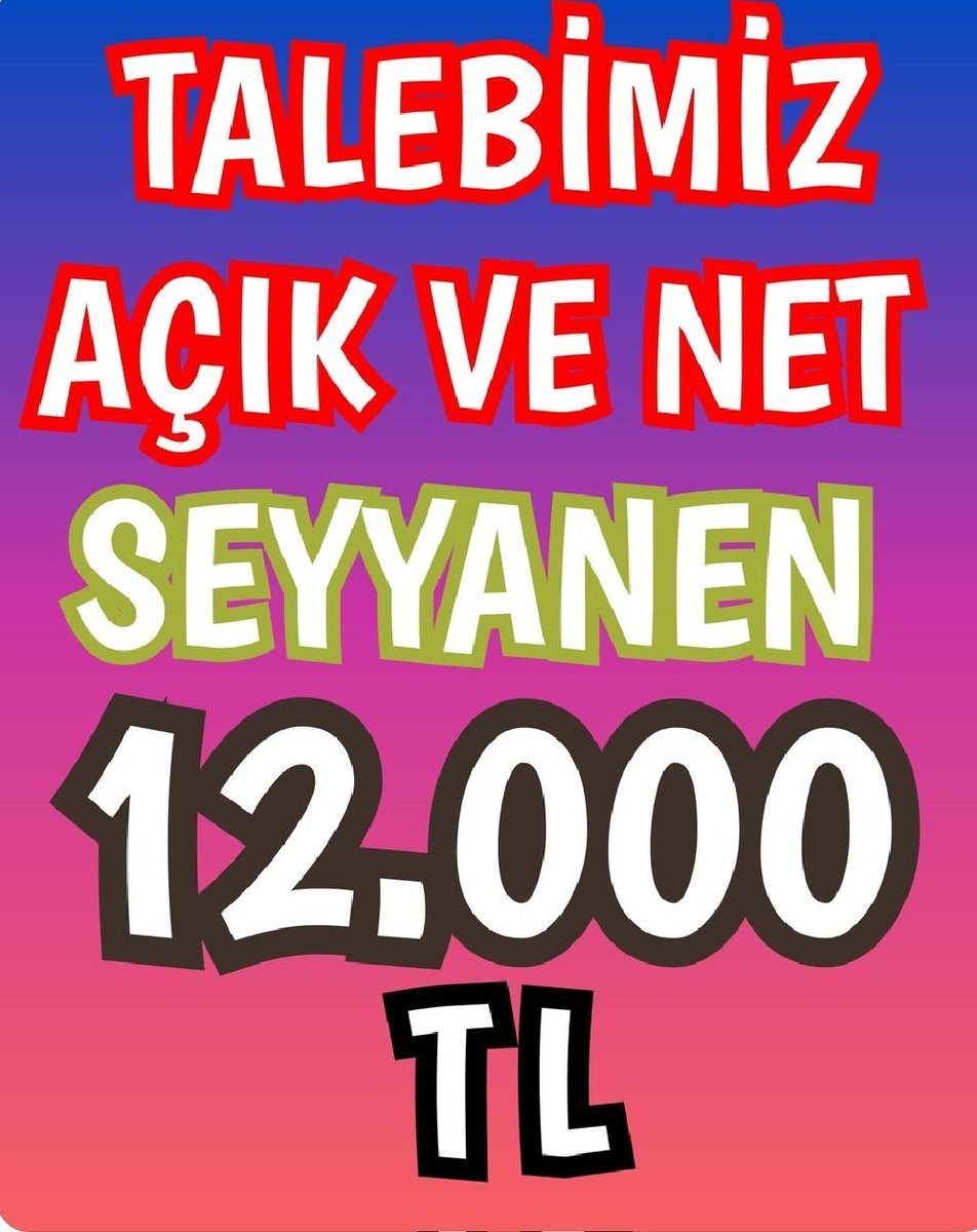 Tüm Kök maaşlara 12 bin SEYYANEN ZAM #EmeklininKaraYılı #5000KısmininÇilesi