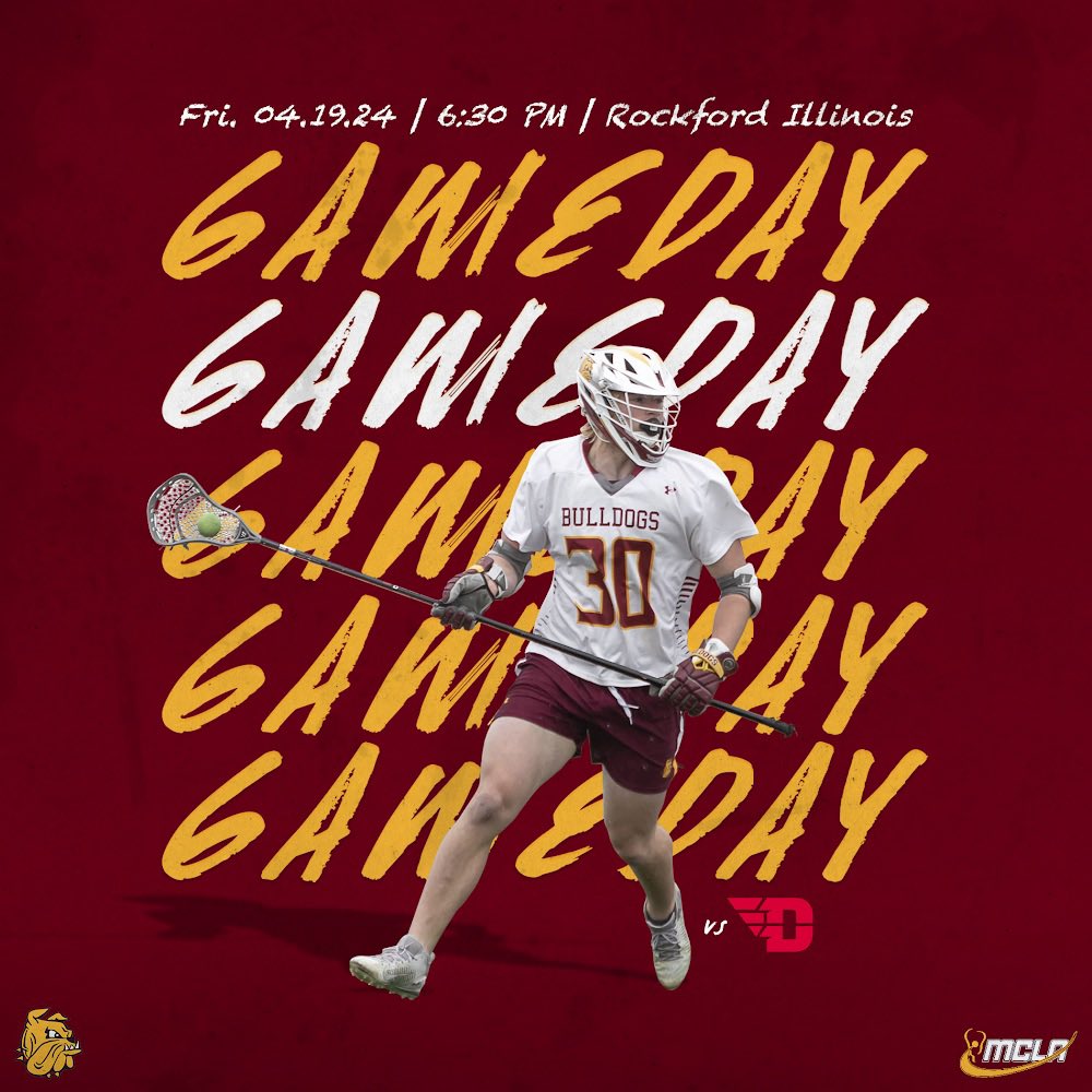 Duluthlacrosse's tweet image. Today the Dogs begin the first round of the UMLC playoffs, taking on Dayton at 6:30pm at Loves Park, Illinois.