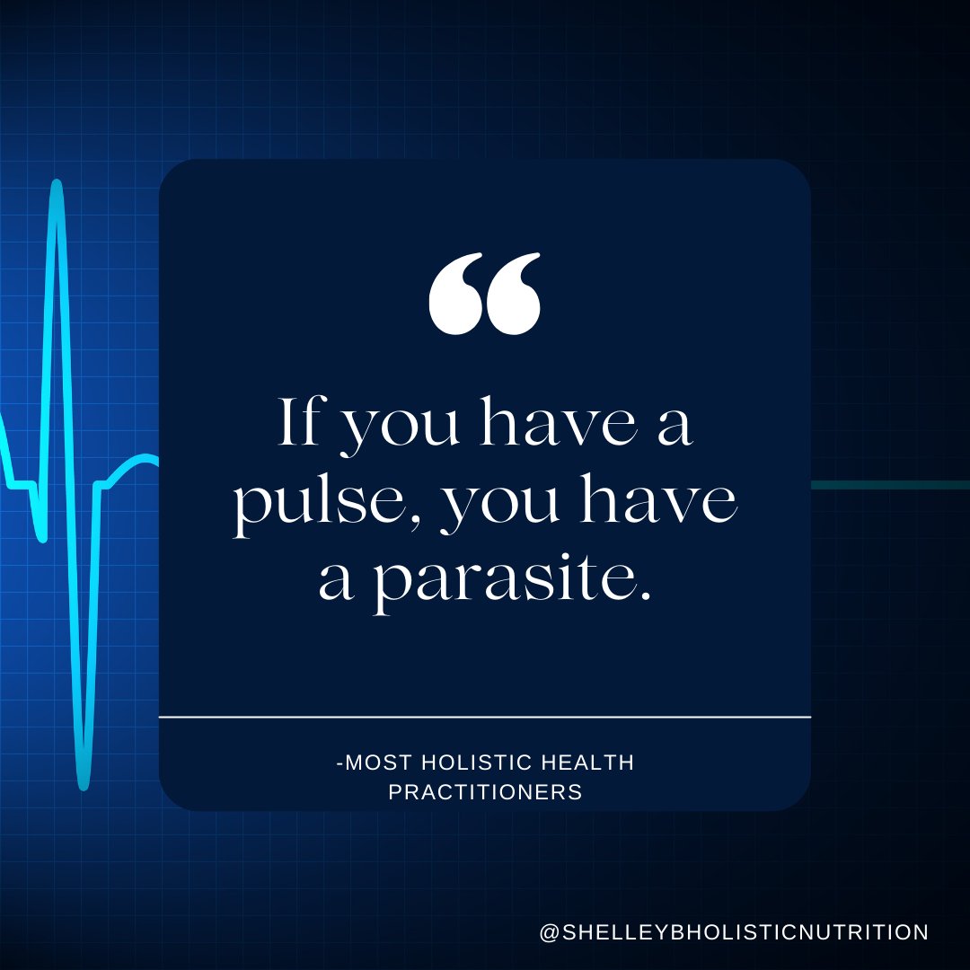 If you have a pulse, you have a parasite... and they are linked to ALL the things from digestive issues, insomnia, tooth grinding, skin issues, allergies/food sensitivities, autoimmune conditions, chronic fatigue, aches/pains and even mood disorders like anxiety & depression.