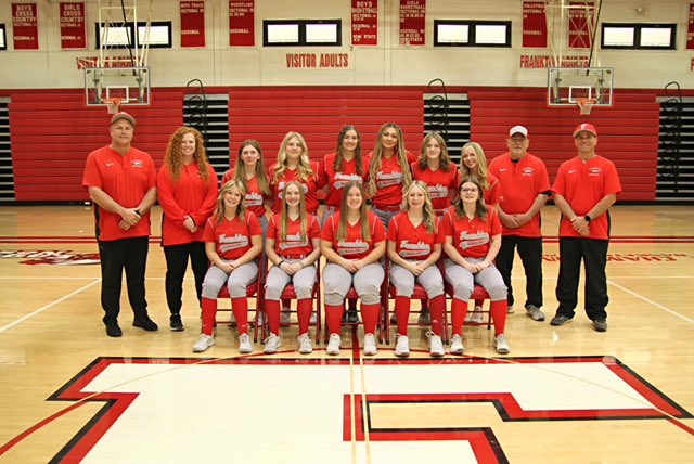 Softba1frankton's tweet photo. 2024 JV Lady Eagles! These ladies have earned a 2-0 start to the season, with their next game being Monday, 4/22 at Pendleton ❤️🦅🥎 https://t.co/ZKjGT2TeZG