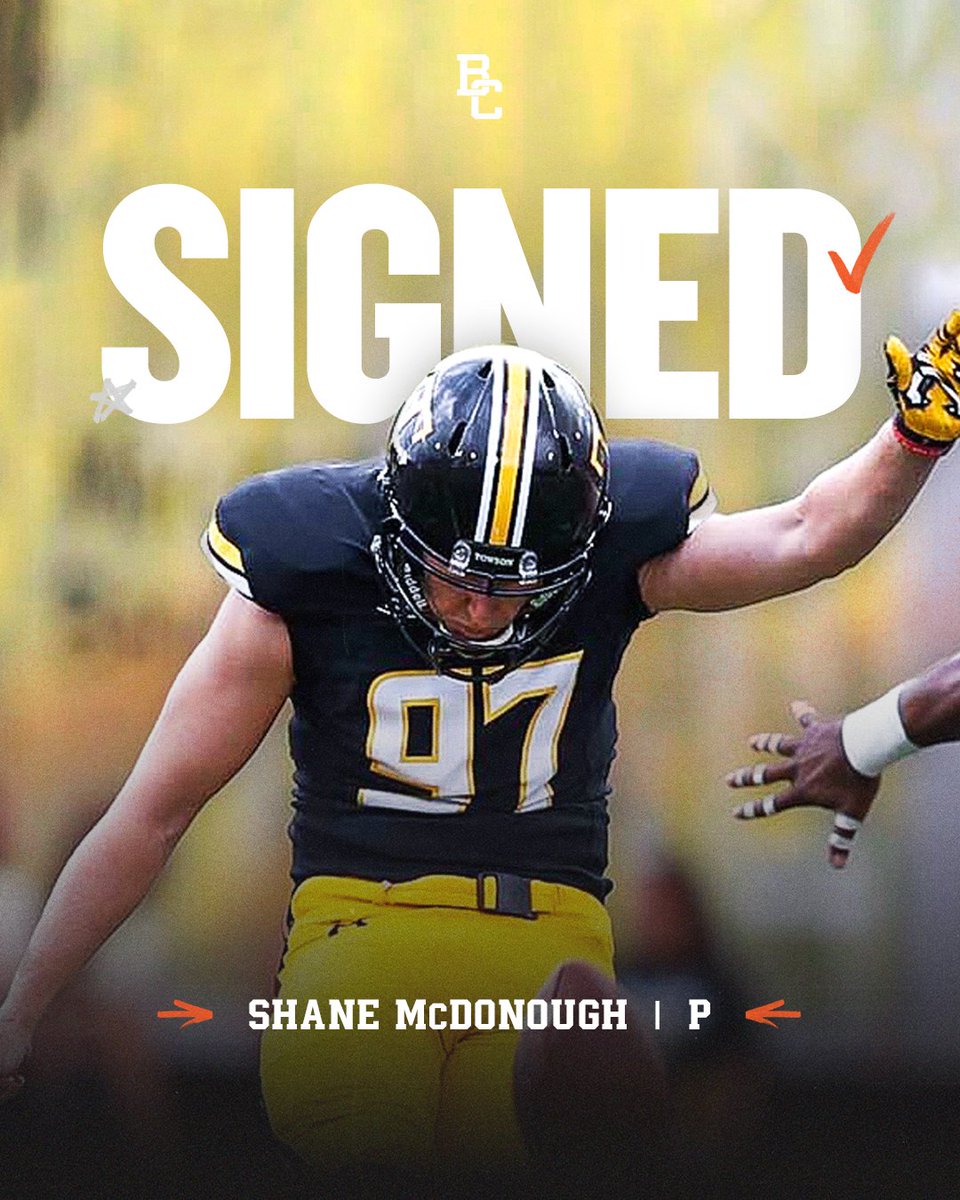 #BCLions sign punter @shanee_mc to the training camp roster. Shane was a teammate of #BCLions DL @tibodebaillie at @Towson_FB 🏈 MORE INFO 📝 | bit.ly/3UoEUxz