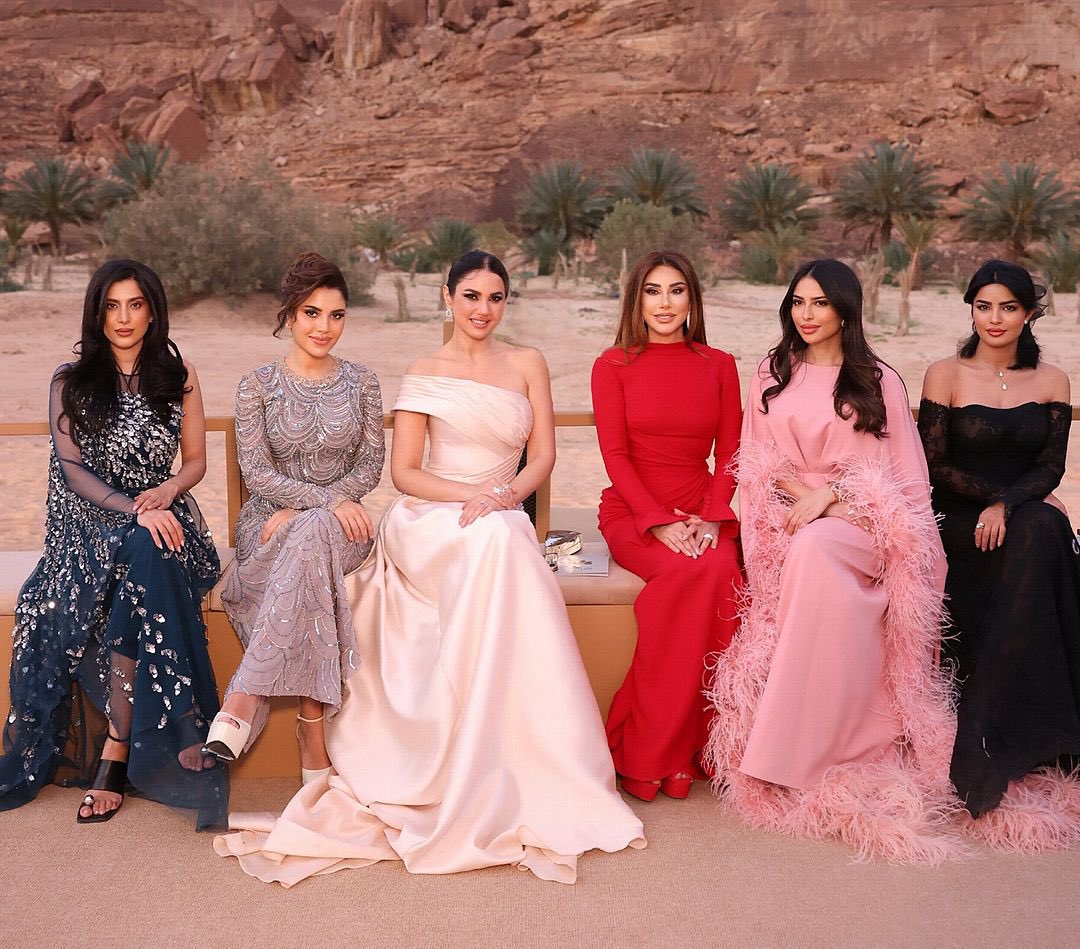 📸 | front row at @RamiKadi couture fashion show in #AlUla 🇸🇦!