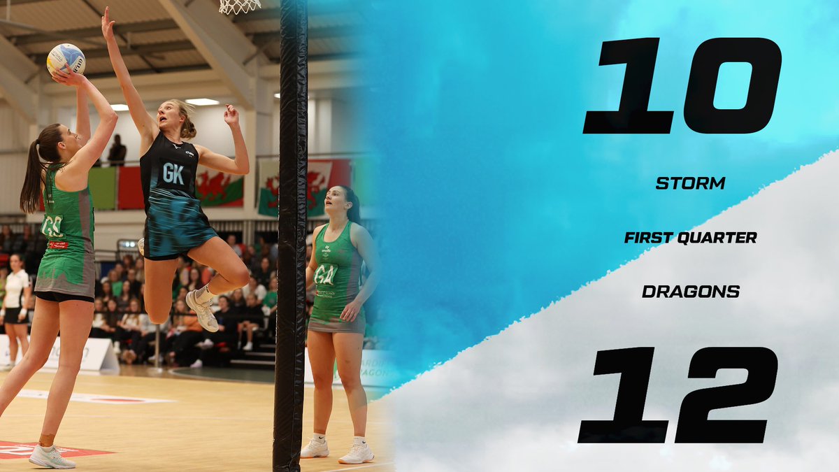 Storm down by 2 after the first quarter. #SurreyStorm #SeeUsNow