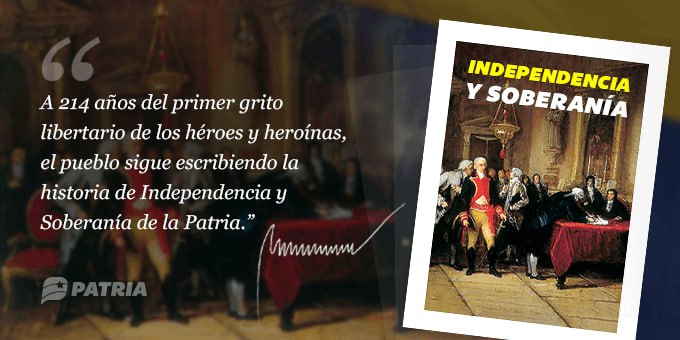 🚨 #AHORA: Inicia la entrega del #BonoIndependenciaYSoberania a través del SistemaPatria enviado por nuestro Pdte. @NicolasMaduro 📌 Tendrá lugar entre los días #19Abr al #29Abr de 2024 ✅ Monto en Bs. 180,00 @BonosSocial #GloriaAlBravoPueblo