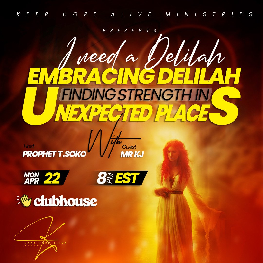 prophettrevors's tweet photo. Excited to Share something on Delilah that God put in my Spirit.

In the book of Judges, we encounter Delilah, a woman whose name has become synonymous with treachery. Yet, before we rush to condemn her, let us consider her Strengths and the positive aspects of her story. https://t.co/uc7hYR3V4Q