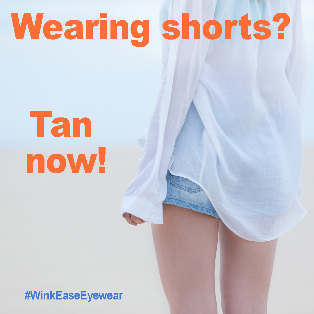 Shorts season is quickly approaching...is your #TAN ready? #IndoorTanning #Tanning #TanningBed #TanningSalon #ShortsSeason #LookGoodFeelGood #DontBePale #ProtectYourVision #WearWinkEaseEyewear #Tan #WinkEaseEyewear