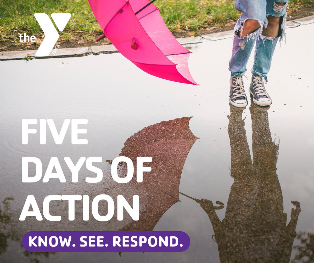 This week we learned the importance of Know. See. Respond. and gained practical tools for preventing child sexual abuse—but our work is never done. We are committed to year-round prevention, and we hope you are, too! fivedaysofaction.org. #FiveDaysofAction #YMCA
