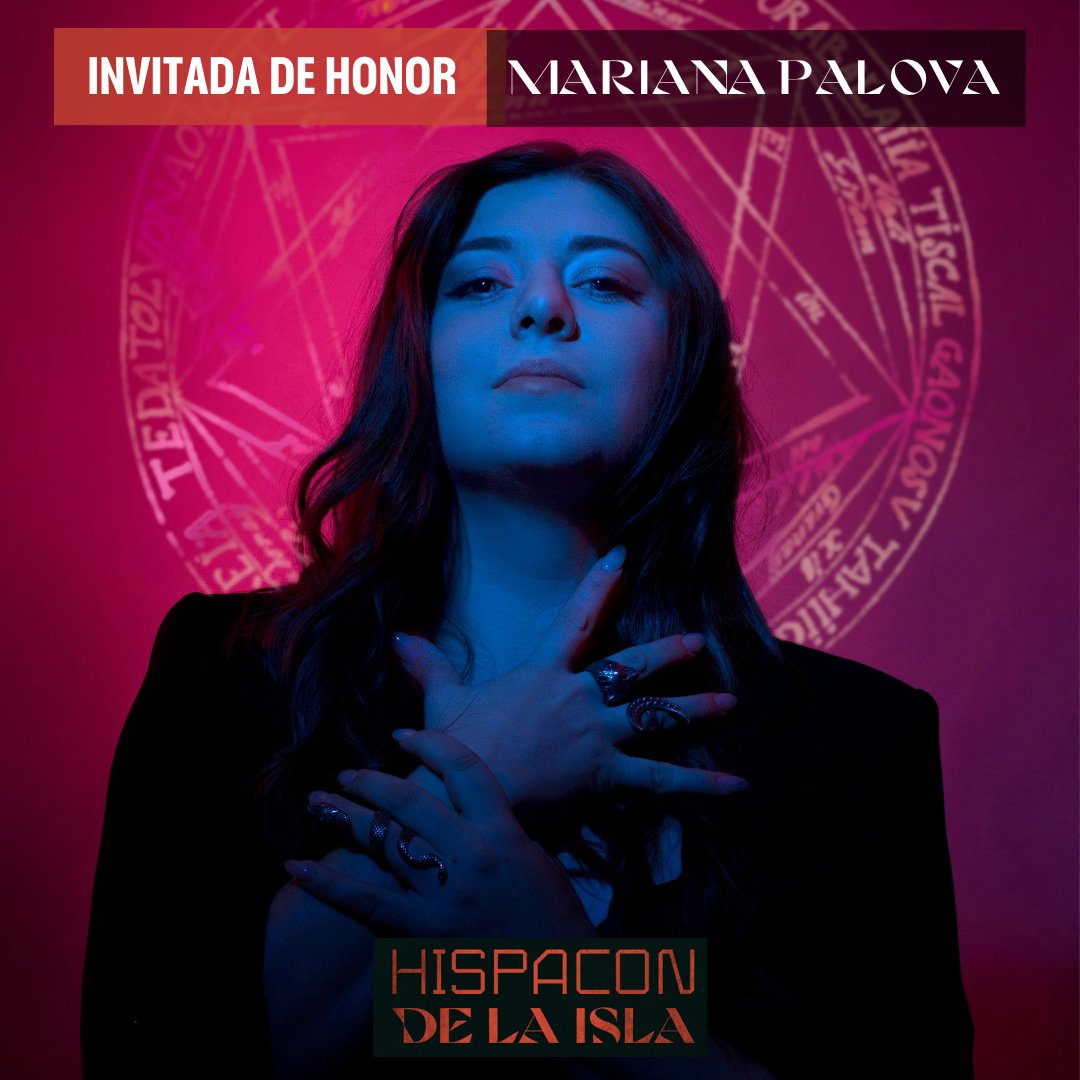 ¡ATENCIÓN! Tenemos el placer de contaros quién es la primera Invitada de Honor de la #Hispacondelaisla 2024. Se trata de @marianapalova, que nos honrará con su presencia dentro de la que será su primera gira española. Recibidla como se merece, que es muy Grande.