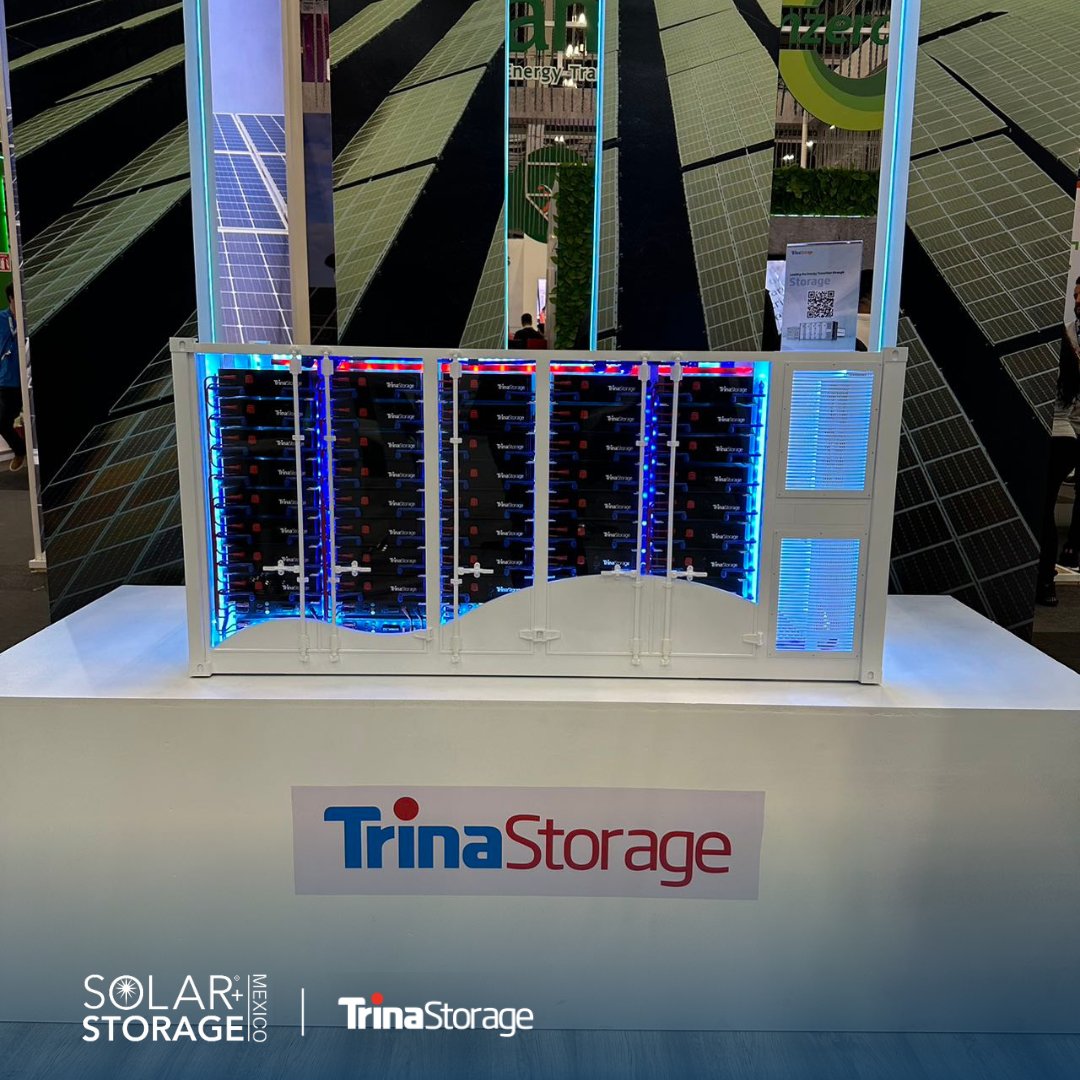 This week, Trina Storage attended Solar + Storage Mexico, specializing in renewable technology for Mexico.

Attendees had the chance to meet Trina Storage at our stand, greeted by local experts and learned more about our new ESS, Elementa 2. 

#TrinaStorage