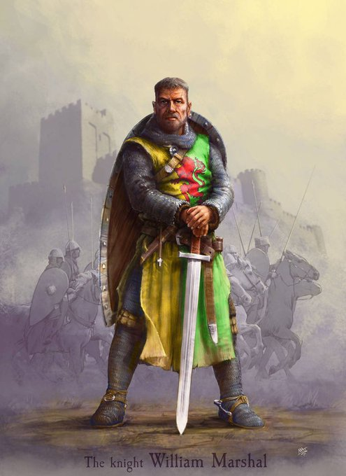 The greatest knight who ever lived. William Marshal was an English knight, a man of honor and integrity. A man who served five kings, fought in the crusades, became a Templar and was an undefeated tournament champion. This is the story of the greatest knight, a thread. 🧵