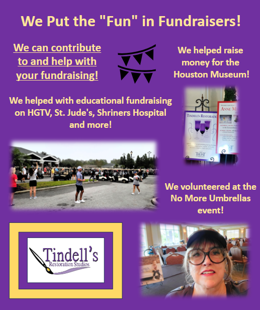 -> WE PUT THE "FUN" IN FUNDRAISERS!

At Tindell's Restoration, we believe in giving back to our community and supporting a good cause. That's why we are always eager to contribute to fundraising events and initiatives.

#Fundraiser #Fundraising #Fun

bit.ly/3PBcYCA