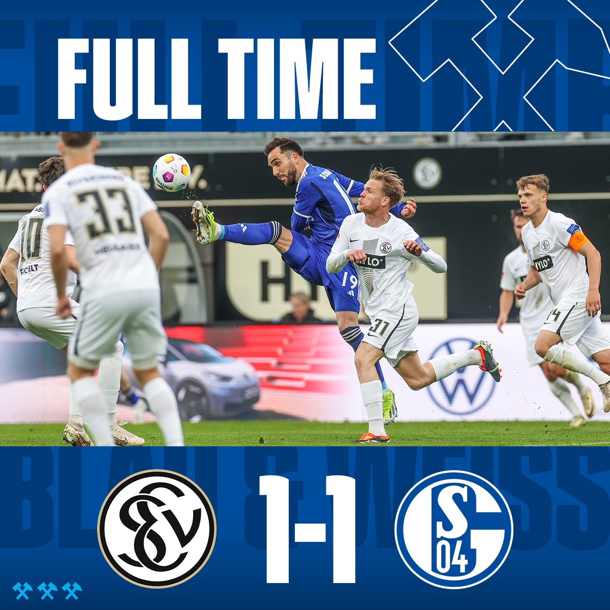 Heading back to GE with a point ⚖️ ⏱️ FT | #ELVS04 1-1 | #S04