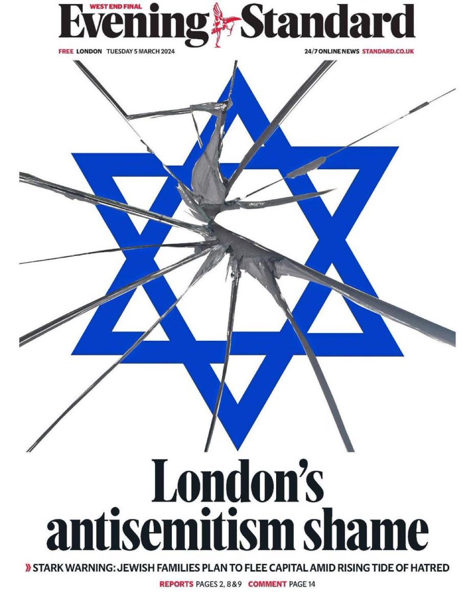 @metpoliceuk @antisemitism Metropolitan Police. Making London a cold house for Jews, one mistake at a time…..