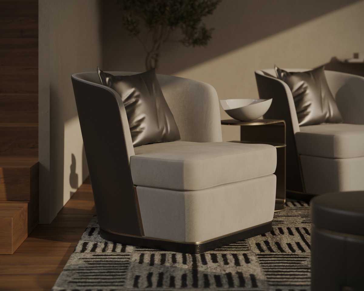 Suggestion for your New Projects: 𝐌𝐢𝐜𝐡𝐚𝐞𝐥 𝐀𝐫𝐦𝐜𝐡𝐚𝐢𝐫
The accentuated curvy backrest of Michael armchair presents the main feature of the design.

#aster #boundlessexpressions #furniture #modern #contemporary #moderndesign #interiordesign #design #interior
